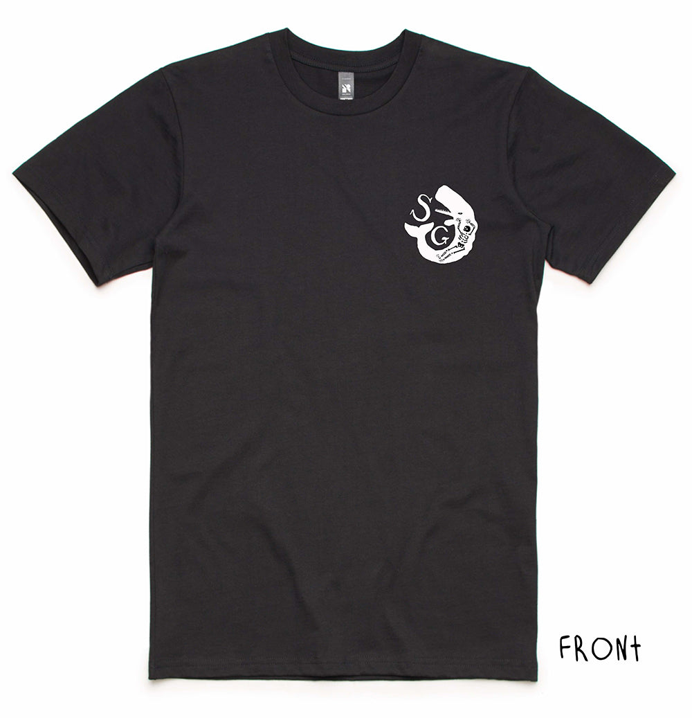 BLACK LOGO TEE