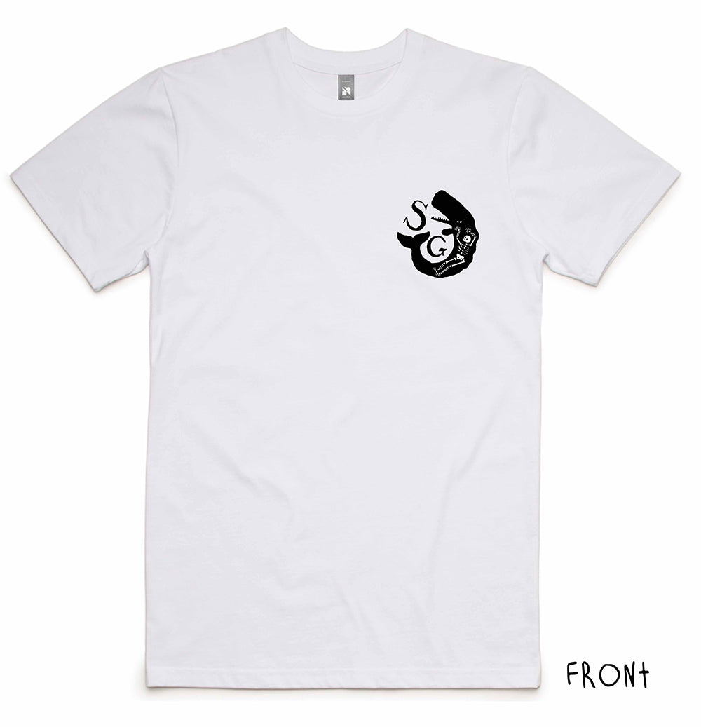 WHITE LOGO TEE